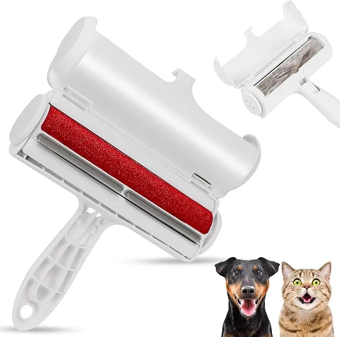 Reusable Pet Hair and Lint Remover – Self-Cleaning Roller for Clothes, Furniture, and More