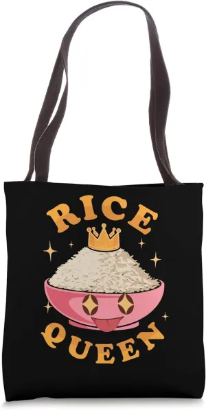 Rice Bowl Japanese Kawaii Rice Queen Asian Food Tote Bag