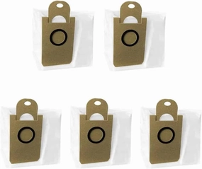 Robot Vacuum Cleaner HEPA Filter Dust Bag Side Brush .Compatible For ILife T10s. Household Cleaning Replacement Accessories (Size : 5 dust bag)