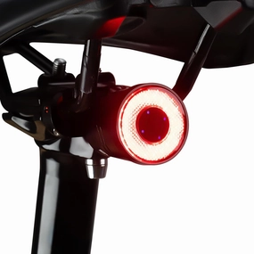 ROCKBROS Smart Bike Tail Light Brake Sensing Bicycle Rear Lights for Night Riding with IPX6 Waterproof, Type C USB Rechargeable
