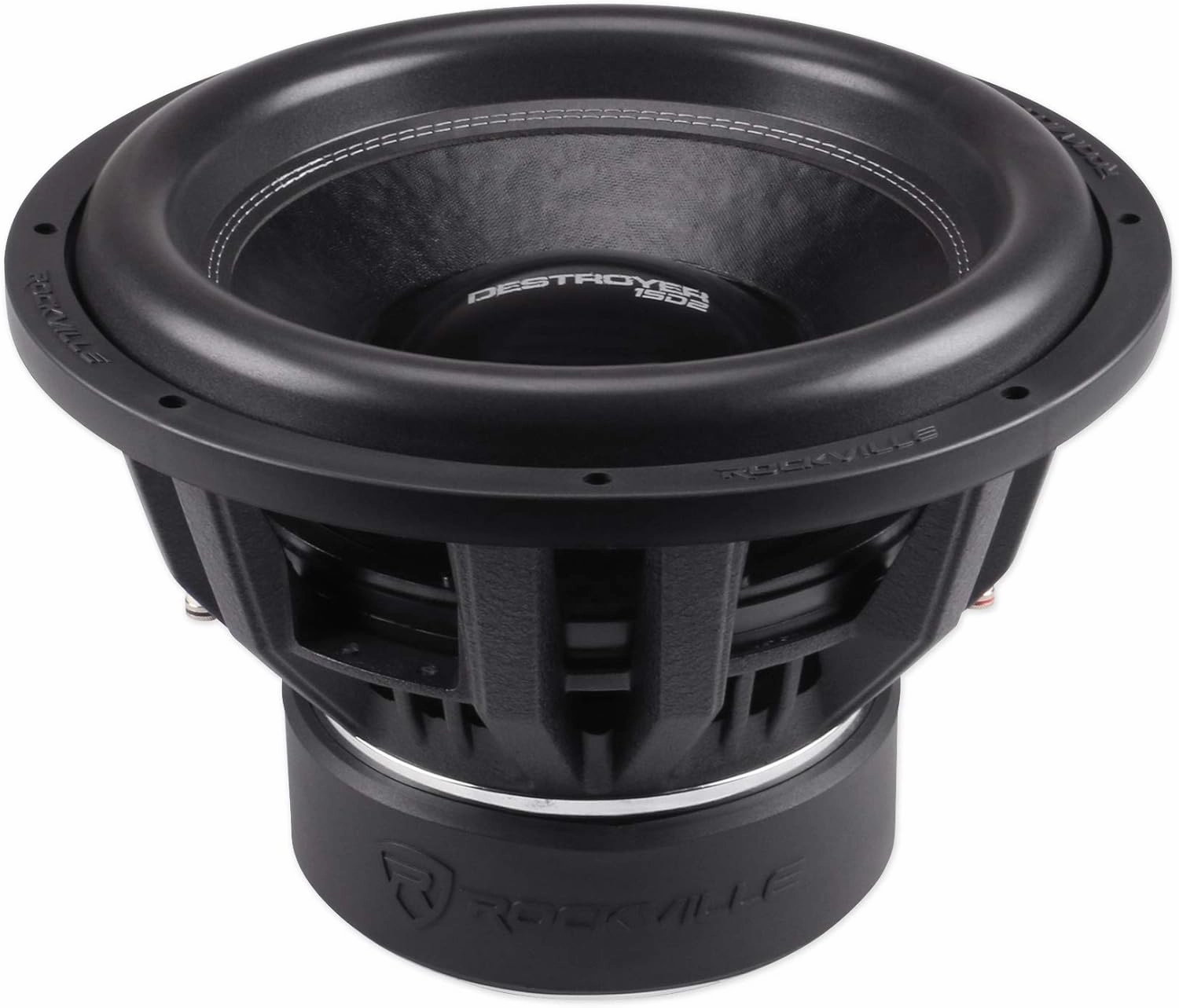 Rockville Destroyer 15D2 15" Competition Car Audio Subwoofer w/USA Voice Coils!