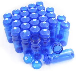 Rolling Sands BPA-Free 24 Ounce Water Bottles, Bulk 30 Pack, Made in USA