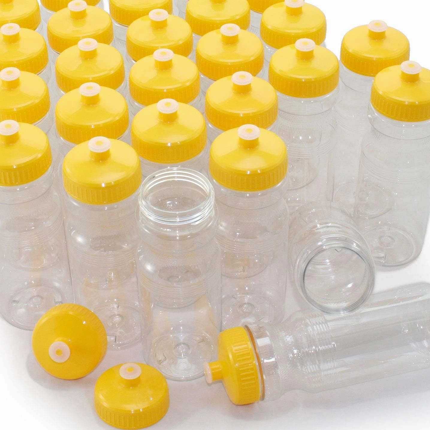 Rolling Sands BPA-Free 24 Ounce Water Bottles, Bulk 100 Pack, Made in USA