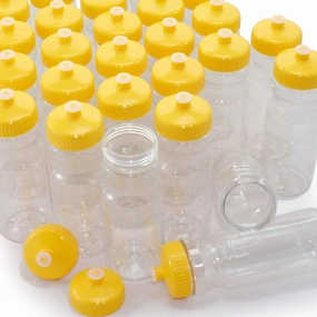 Rolling Sands BPA-Free 24 Ounce Water Bottles, Bulk 100 Pack, Made in USA