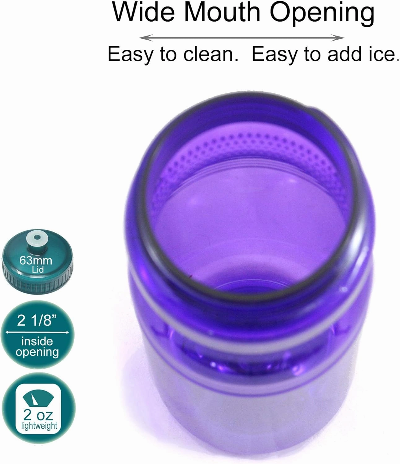 Rolling Sands BPA-Free 24 Ounce Water Bottles, Bulk 30 Pack, Made in USA
