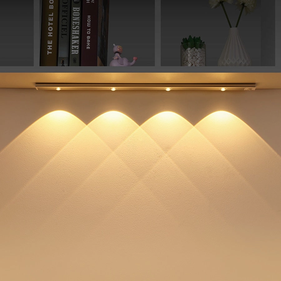 Royelux Motion Sensor LED Cabinet Light – Ultra-Thin, USB Rechargeable & Dimmable