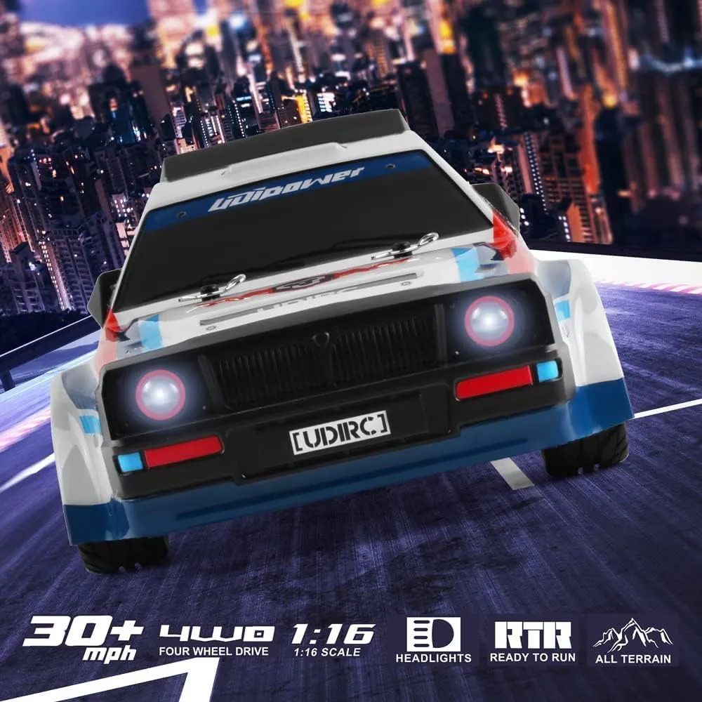 RTR RC Drift Car, 1:16 Large Scale 2.4G Remote Control Super Sport Racing Car, 4WD High Speed Hobby Toy Drifting Race Car Vehicle for 8  Kids Teens and Adults