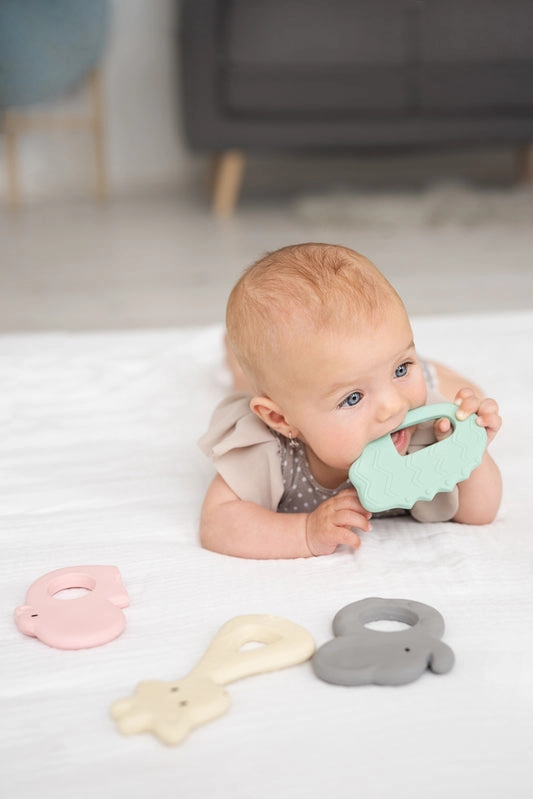 Rubber Giraffe Flat Teether