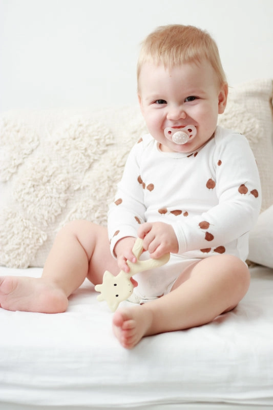Rubber Giraffe Flat Teether