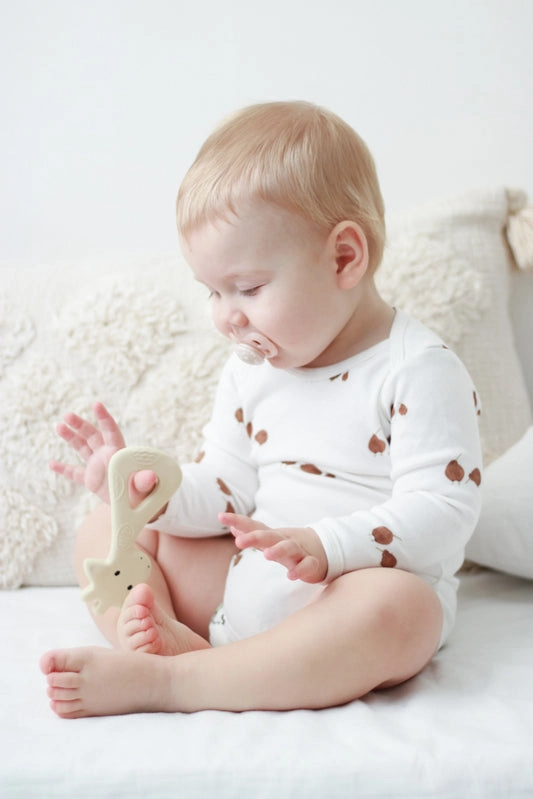 Rubber Giraffe Flat Teether
