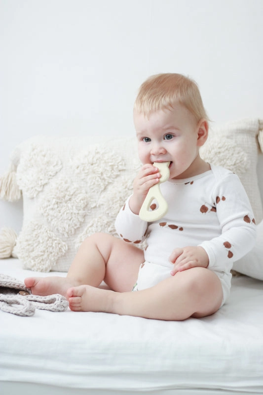 Rubber Giraffe Flat Teether