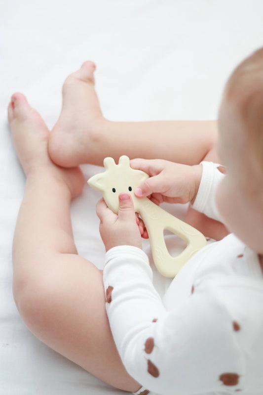 Rubber Giraffe Flat Teether