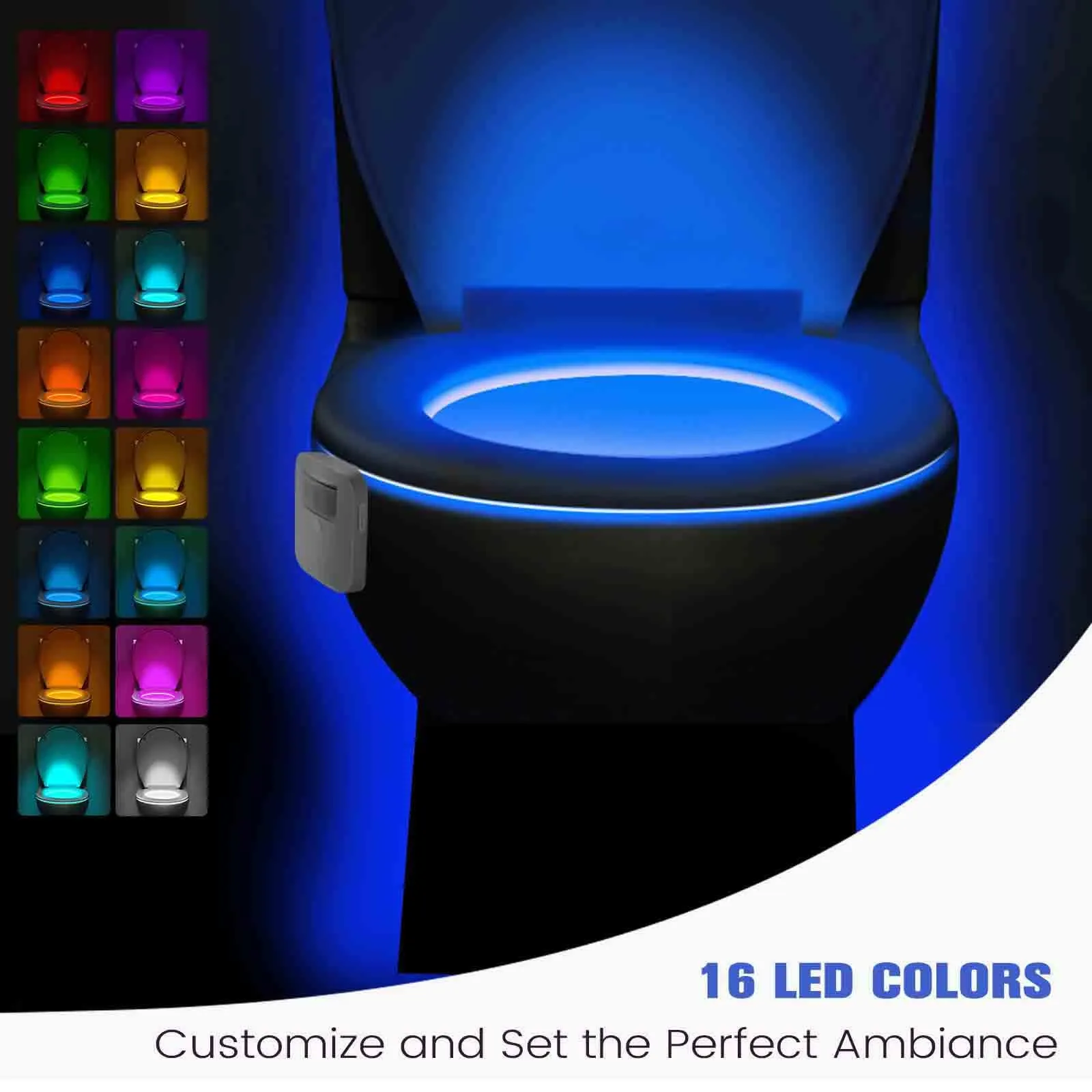 Rynx | Witshine Rechargeable Led Toilet Light - Motion Sensor & Color Changing Night Light, 3-Pack