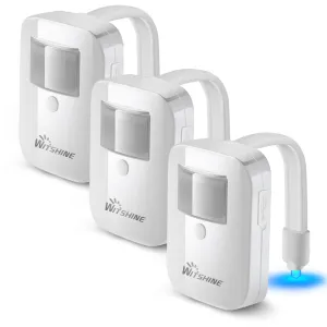 Rynx | Witshine Rechargeable Led Toilet Light - Motion Sensor & Color Changing Night Light, 3-Pack