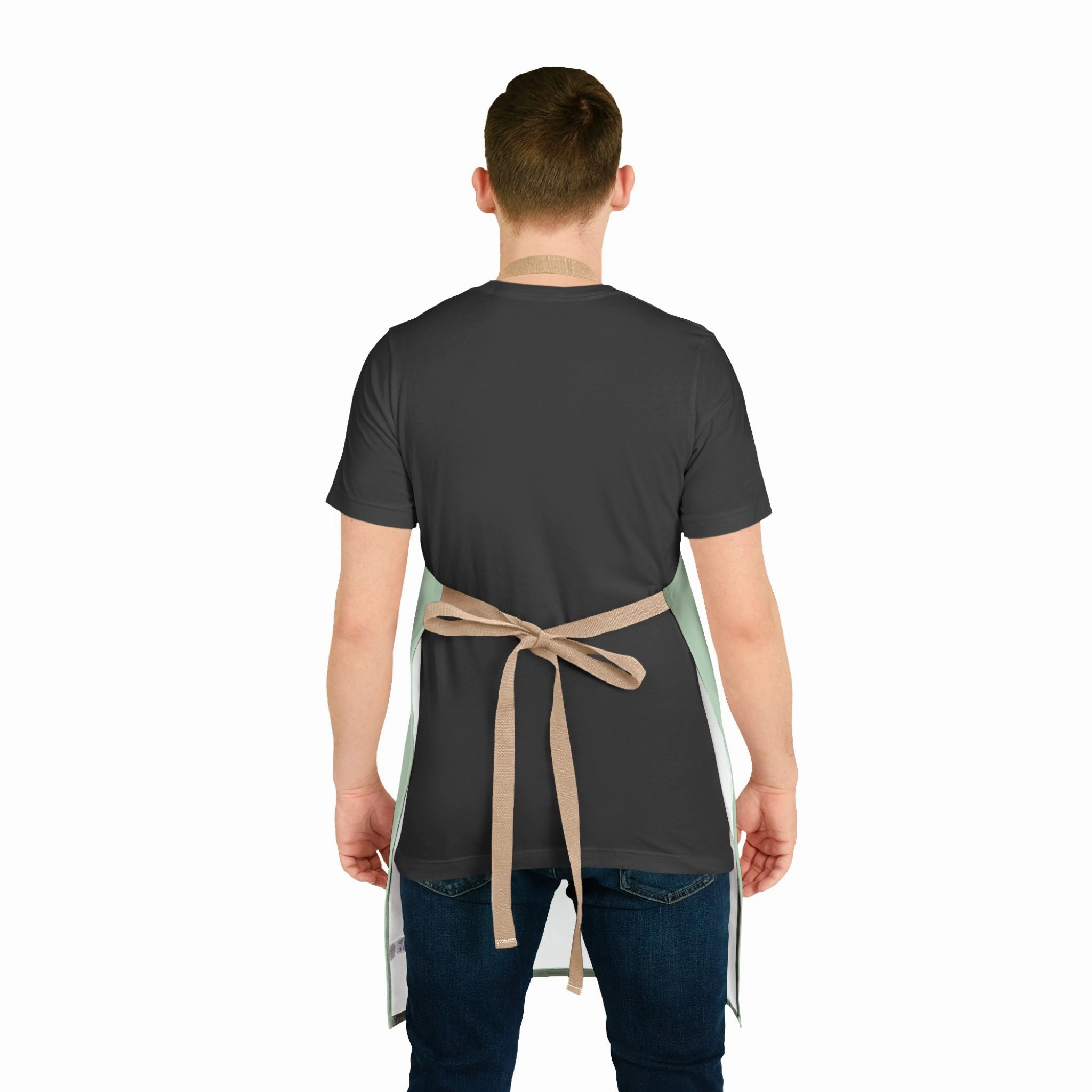 Sage Green Mandala Art Apron