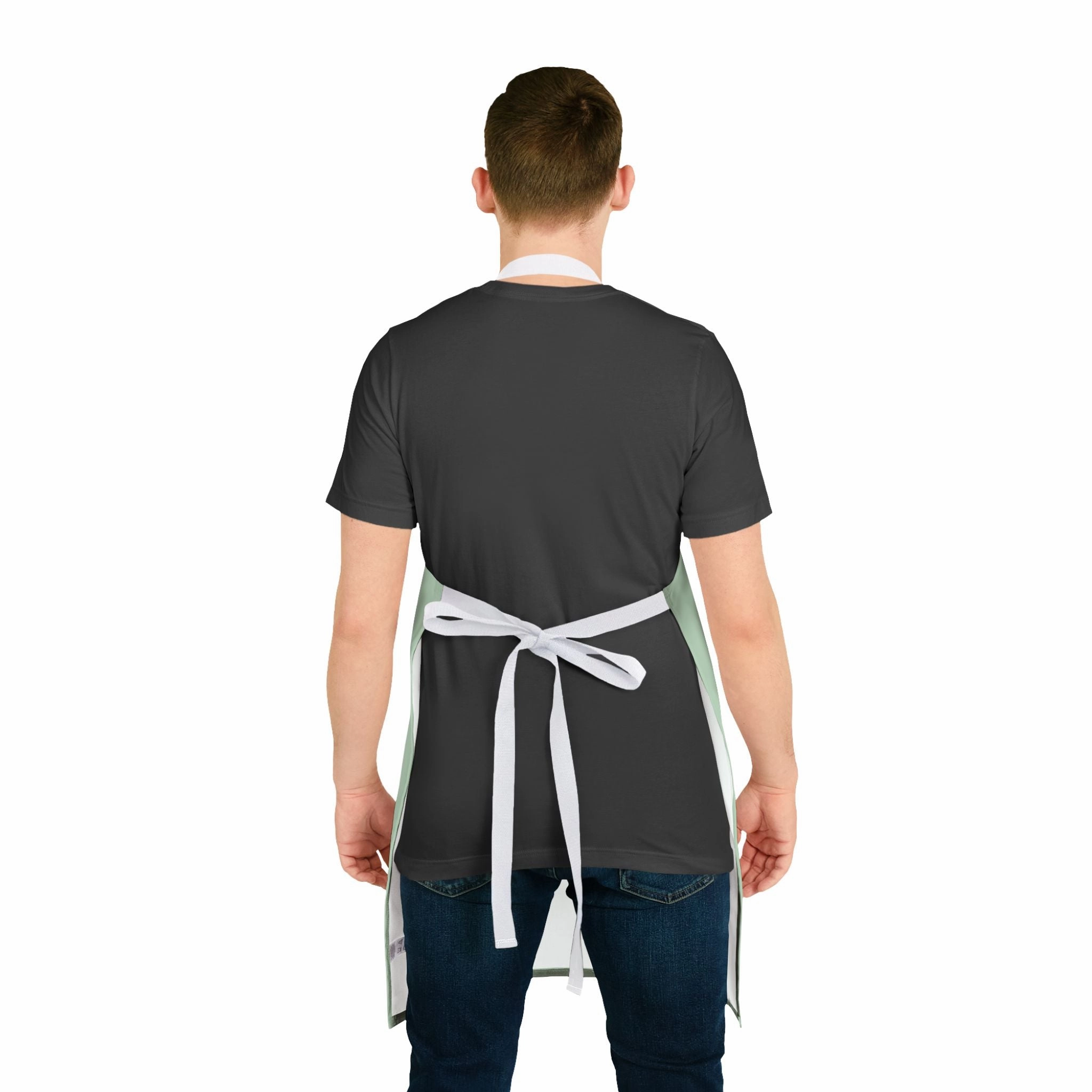 Sage Green Mandala Art Apron