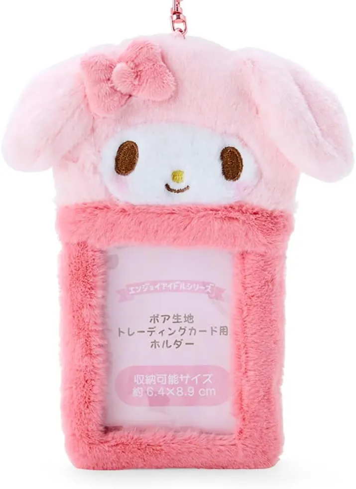 Sanrio Boa Fabric Trading Card Holder, Pink, 1個 (x 1), My Melody