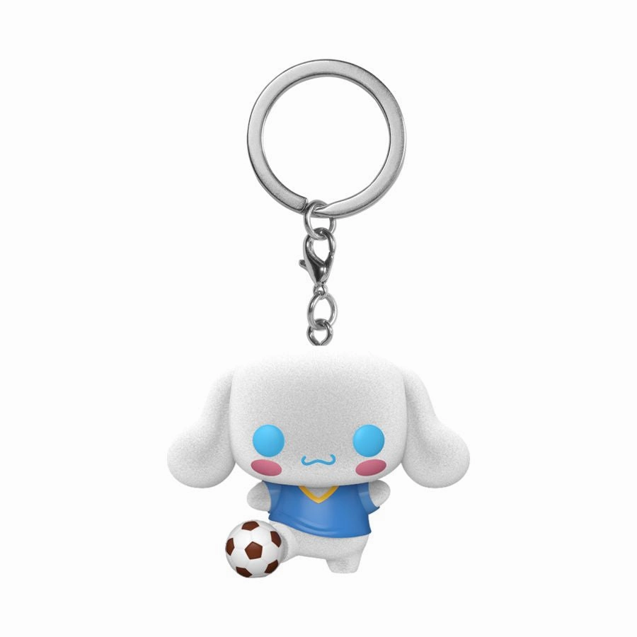 Sanrio - Cinnamoroll (with Soccer Ball) US Exclusive Pop! Keychain