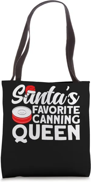 Santa's Favorite Canning Queen Canning Tote Bag