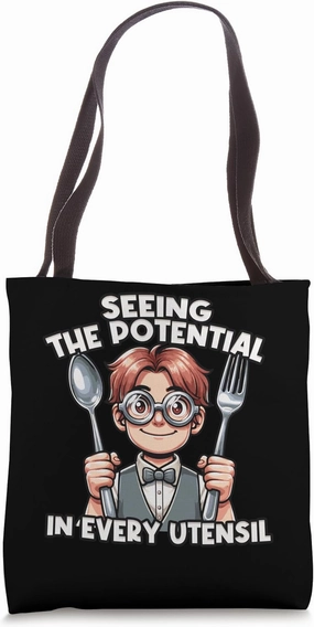 Seeing The Potential In Every Utensil Culinary Artist Tote Bag