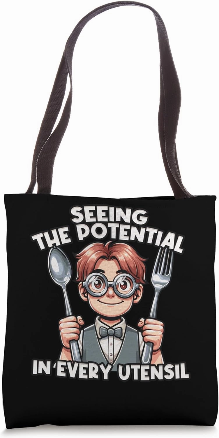 Seeing The Potential In Every Utensil Culinary Artist Tote Bag