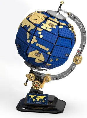 SEMKY Globe Building Block Set (1455 Pieces) - Creative Gifts for Boy and Girl