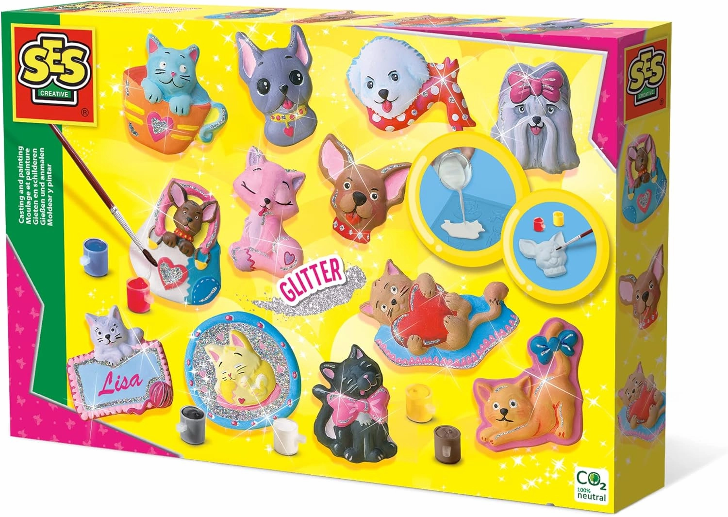 SES Creative : Casting and Painting Cats and Dogs