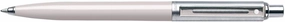 Sheaffer E23210751CS Sentinel Brushed Chrome Cap Barrel Ballpoint Pen - White