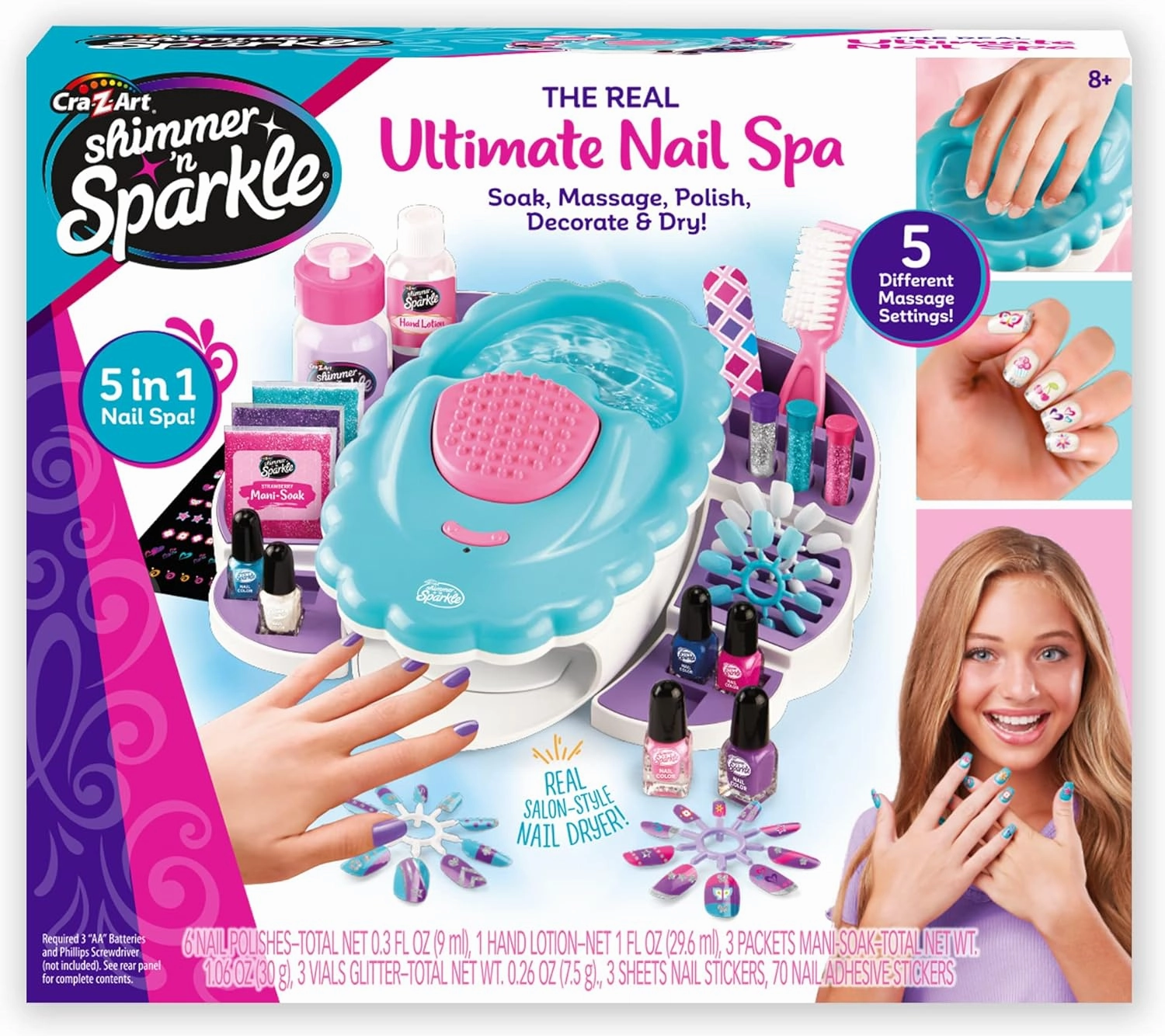 Shimmer 'N Sparkle All in One Hand & Nail Spa