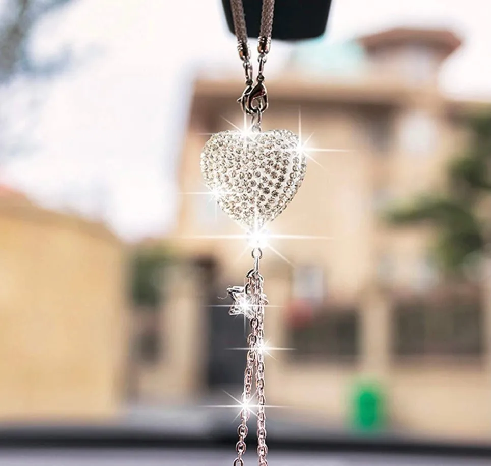 Shiny heart rear view