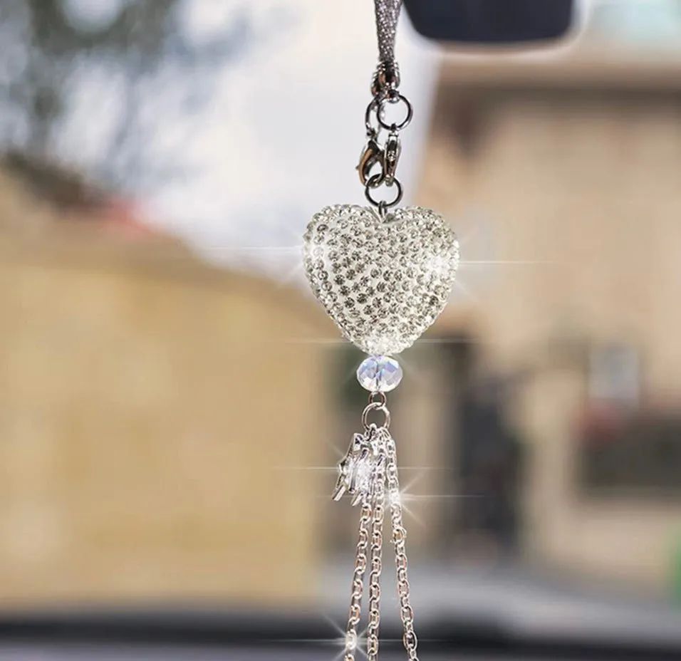Shiny heart rear view
