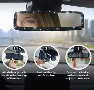 Shiny rear view mirror