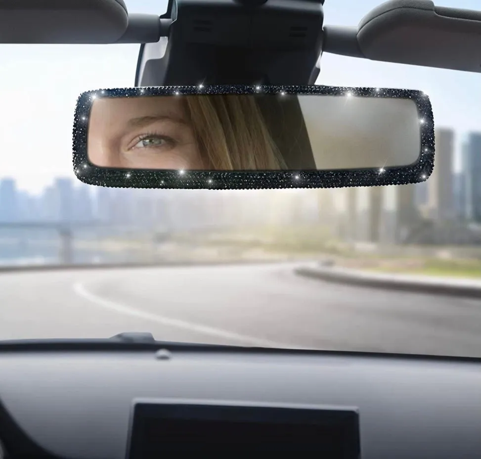 Shiny rear view mirror