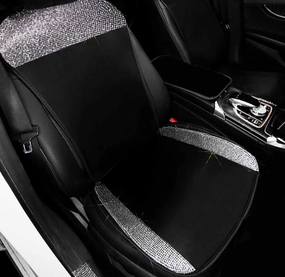 Shiny car seat silver