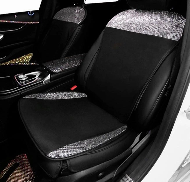 Shiny car seat silver