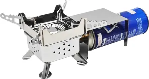 Single Burner Propane Stove,Windproof Portable Outdoor Stove | Kitchen Accessories for Urgency RV Backpacking Home Beach Outings Fishing Trips