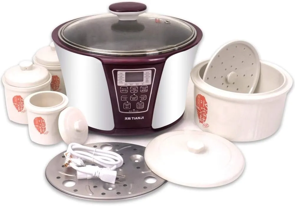 Smart 4 Ceramic Pot Electric Stew Pot DGD33-32EG 4-in-1 3.2L 2x0.65L 0.45L