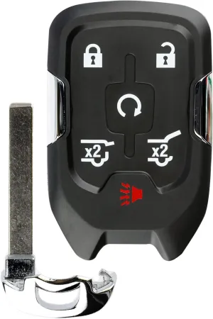 Smart Key Fob Keyless Entry Remote fits 2015-2020 Chevy Suburban/Tahoe/GMC Yukon   Yukon XL (HYQ1AA, 13580802), Set of 2