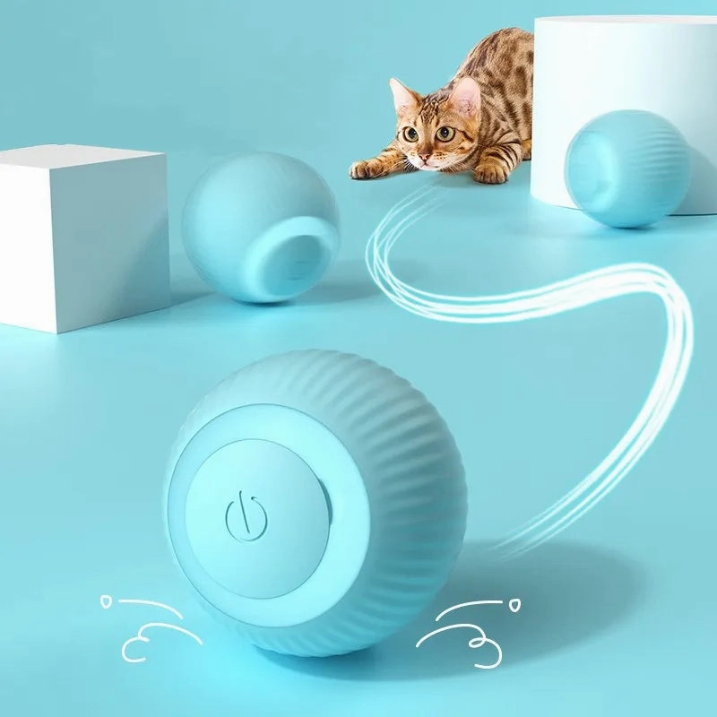 Smart Rolling Cat Toy Ball – Automatic Electronic Interactive Toy for Indoor Cats