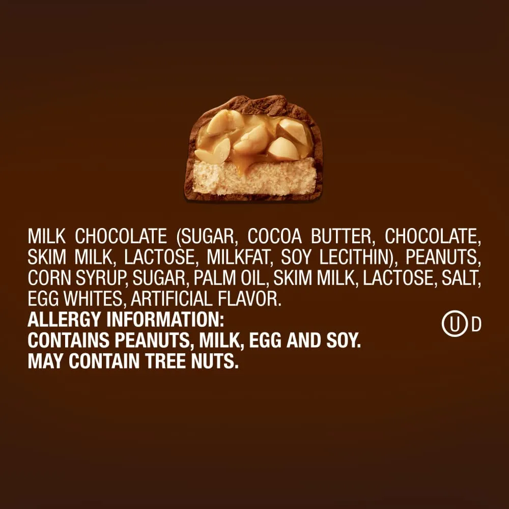 SNICKERS Full Size Milk Chocolate Candy Bars Father’s Day Gift - 11.16 oz, 6 Chocolate Bars Pack