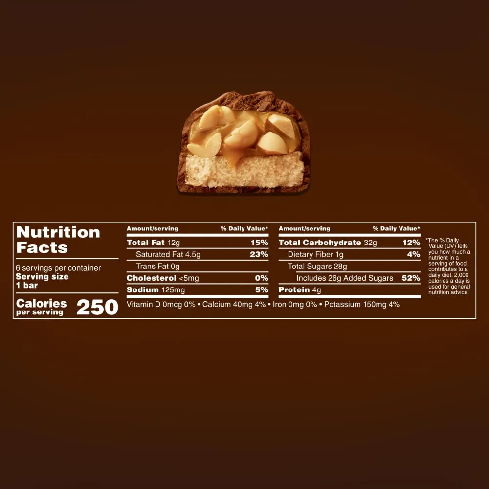 SNICKERS Full Size Milk Chocolate Candy Bars Father’s Day Gift - 11.16 oz, 6 Chocolate Bars Pack