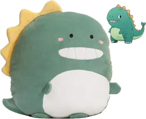 Soft Dinosaur Plush Hugging Pillow Cute Dinosaur Stuffed Animal Plushies Toy Dinosaur Kids Stuffed Animals Dinosaur Plush Toys for Birthday, Valentine, Christmas 16.5 Inch
