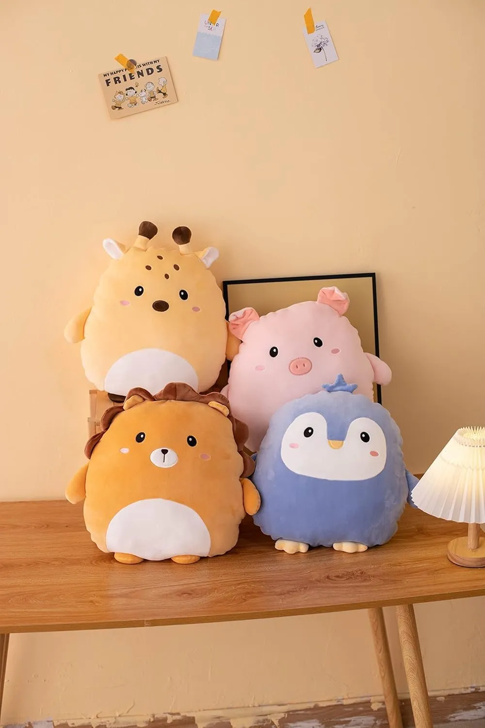 Soft Pig Plush Hugging Pillow Cute Pink Pig Stuffed Animal Plushies Toy Pig Kids Stuffed Animals Plush Toys for Birthday, Valentine, Christmas 12 Inch