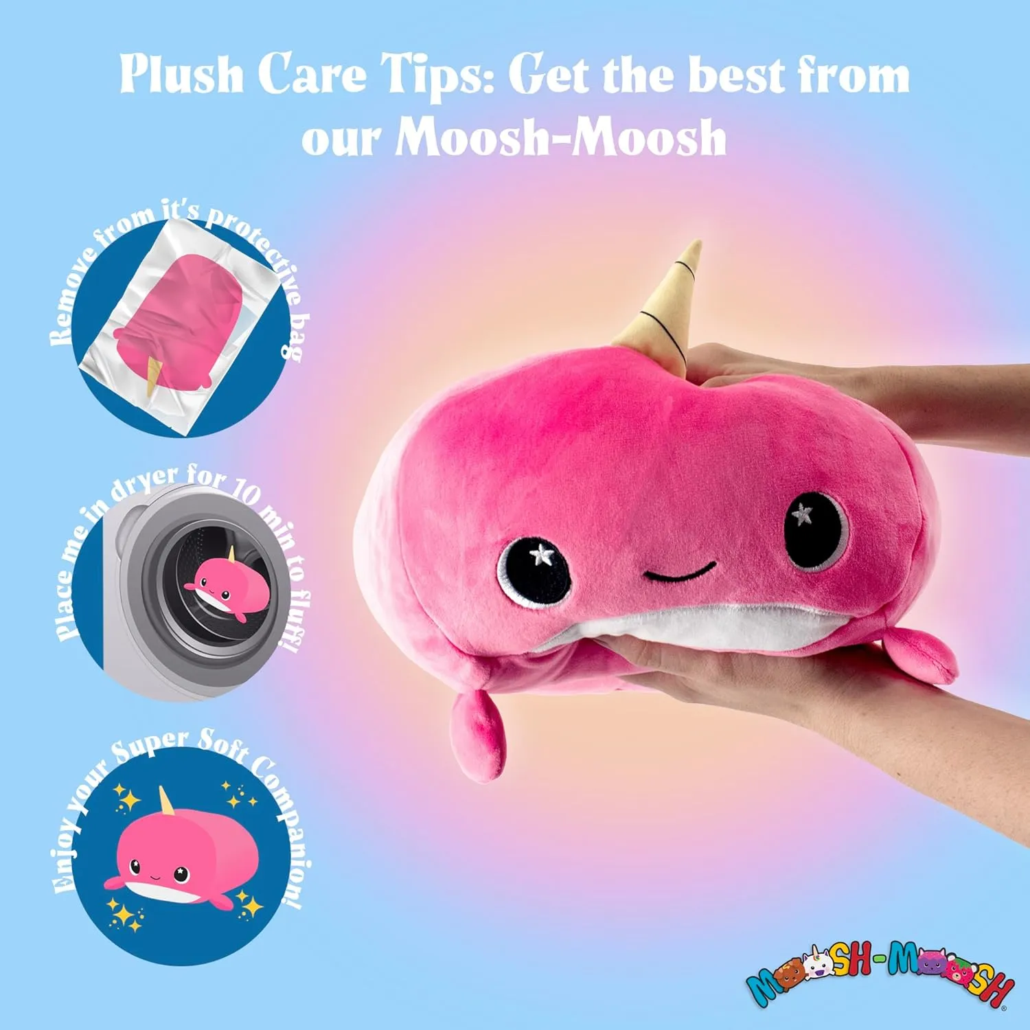 Softest Plushies Premium Squishy Pillow Series 1 – Lots of Different Award Winning Animals and Unique Stories – Snuggle and Stack – Endless Fun (Drac)