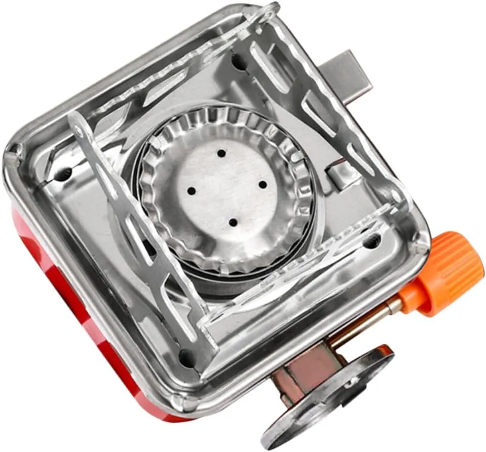 Sosoport Folding Camping Stove Portable Cooker for Outdoor Bbq Hiking and Picnic Lightweight Design Easy to Store and Carry for Campfires and Cooking