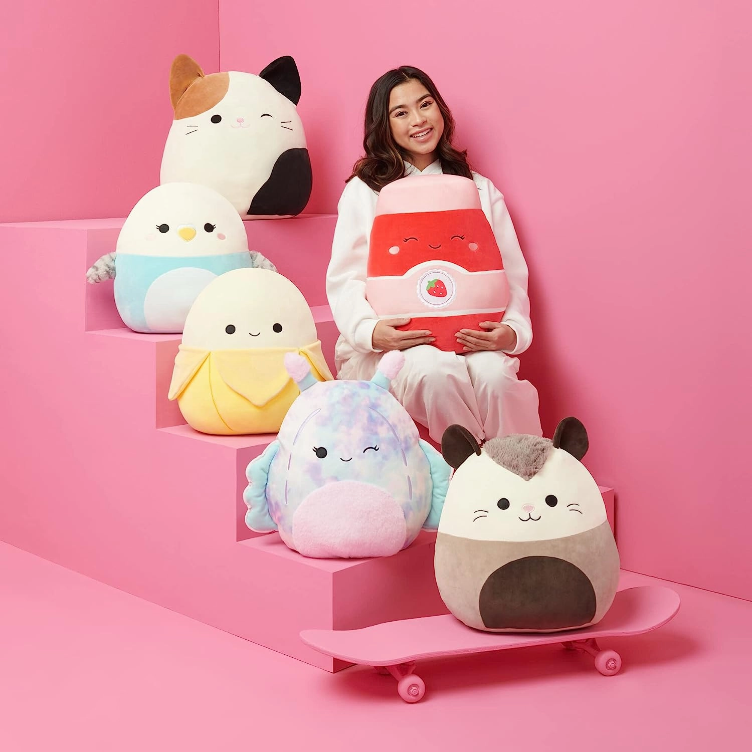 Squishmallows Original Stackables 12-Inch Lavender Squirrel - Medium-Sized Ultrasoft Official Jazwares Plush