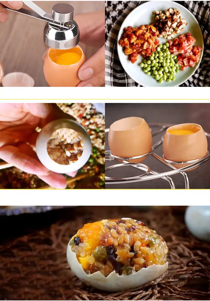 Stainless Steel Egg Topper Cutter
