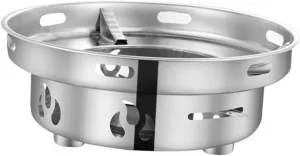 Stainless Steel Mini Stove Compact Alcohol Stove for Camping Hiking Backpacking