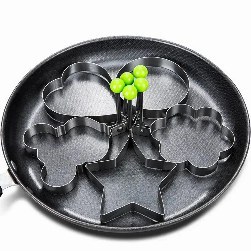 Stainless Steel Pancake & Egg Mold - Nonstick Shaper
