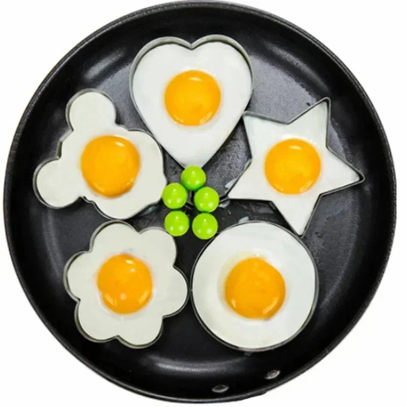 Stainless Steel Pancake & Egg Mold - Nonstick Shaper